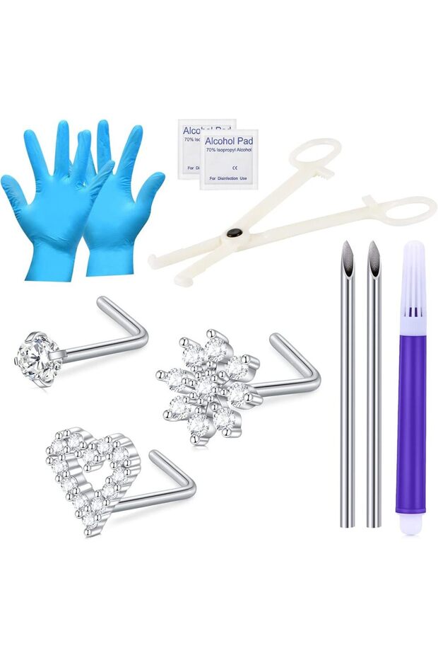 Geometric body Plug & Tunnel Jewelry nose piercing kit Piercing Kit,Belly Button Nose Septum Lip Ton