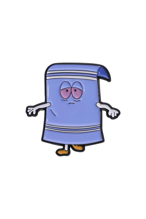 A Funny Comedy Cartoon Anime Enamel Pins Creative Cute Towel Decorative Brooches Gift Lapel Badges .