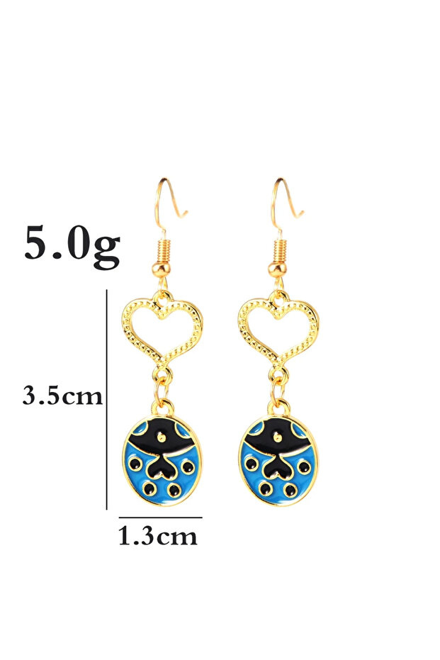 Hook Earrings Anime JoJo Bizarre Adventure Drop Earrings Cosplay Props Kakyoin Noriaki Cherry Earrin