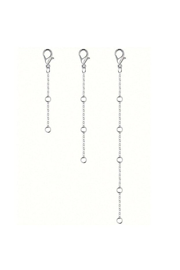 5.5cm Silver New Lobster Clasp Plus Tail Chain Adjustment Chain Jewelry Extension Chain Simple Neckl