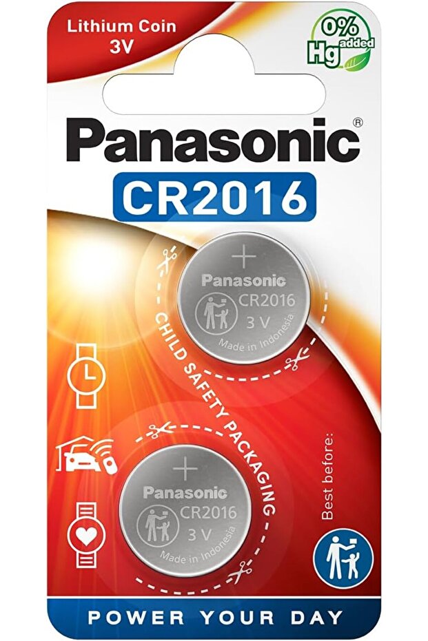 بطاريات ليثيوم CR2016 على شكل عملة معدنية CR2016L ×2