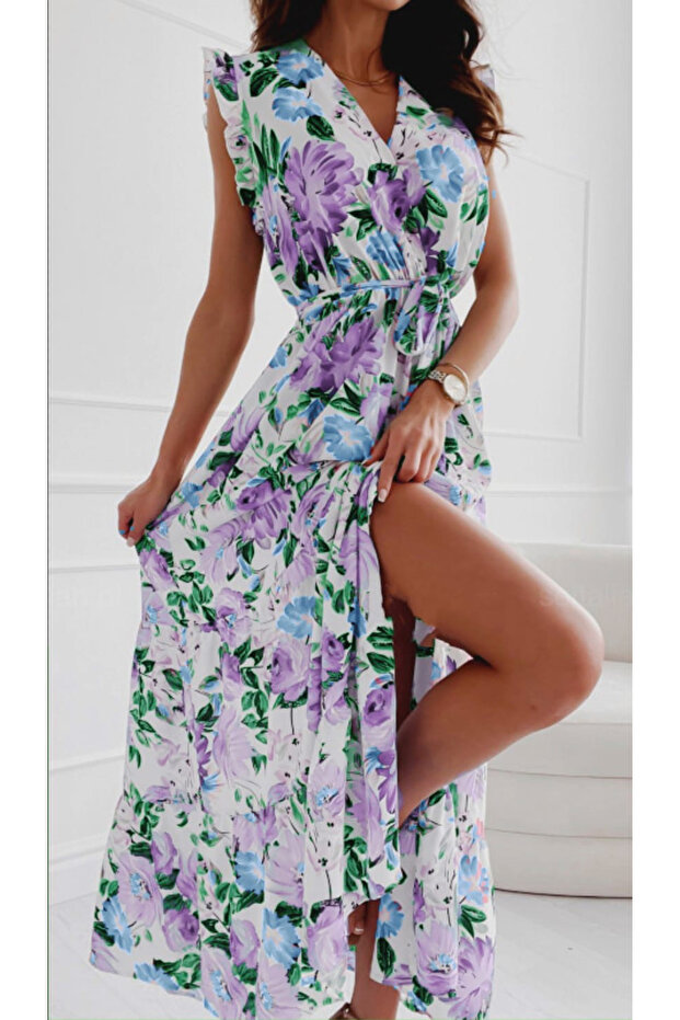 Rochie Lunga Florala - Silvia - 1