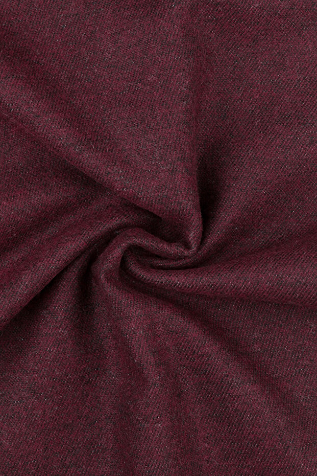 Bordo Çift Taraflı Atkı - 4