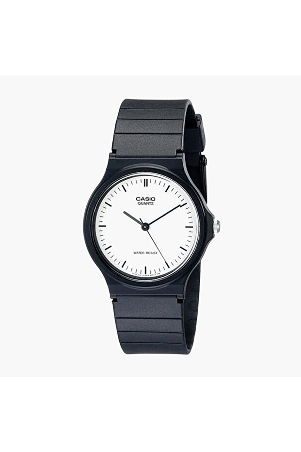 Men's Black Analog Resin Strap Watch -MQ-24-7ELDF - 1