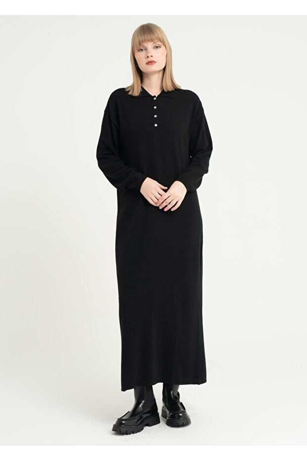 Pola Yaka Elbise - 2