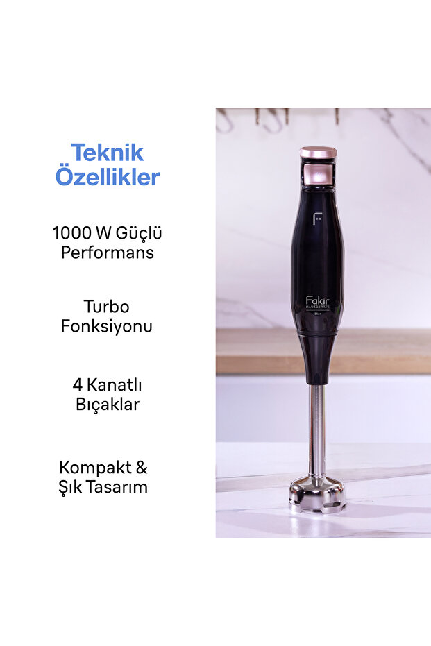 Stor Blender Seti Black & Rosie - 3