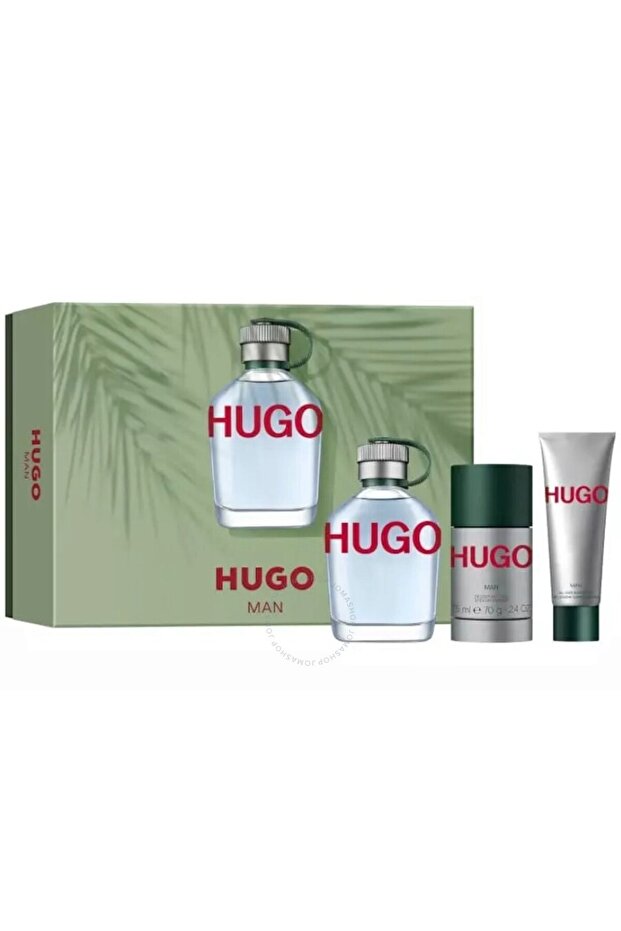 Hugo For Men Set Eau De Toilette 125ml + Deo Stick 70g + Sg 50ml