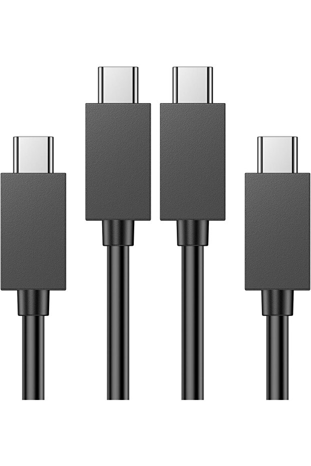 كابل شحن وحدة تحكم PS5 من Kood، عبوة من قطعتين، طول 30 سم، منفذ USB-C، شحن سريع 3 أمبير