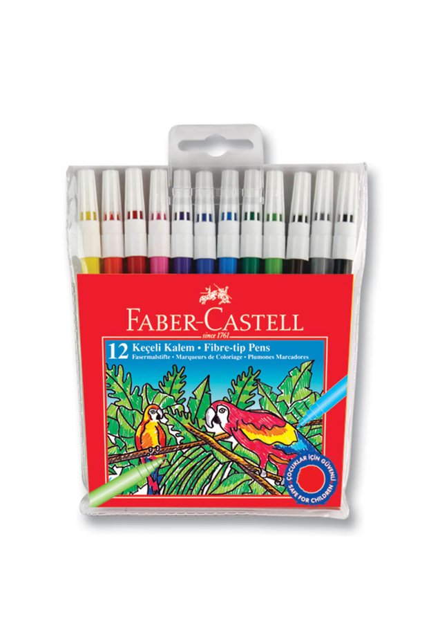 12 Colors Felt Tip Pen Washable
