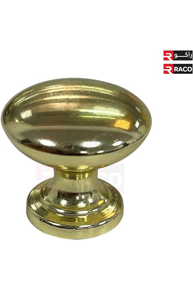 Modern Furniture Handle Knobs - Cabinet Drawer Pull Knobs (12, Metal Brass Flat) - 4