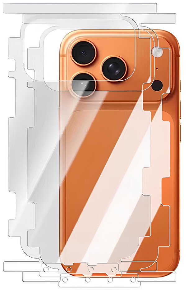 Apple iPhone 17 Pro Max Compatible Transparent Nano Full Coverage Case Protector - 1