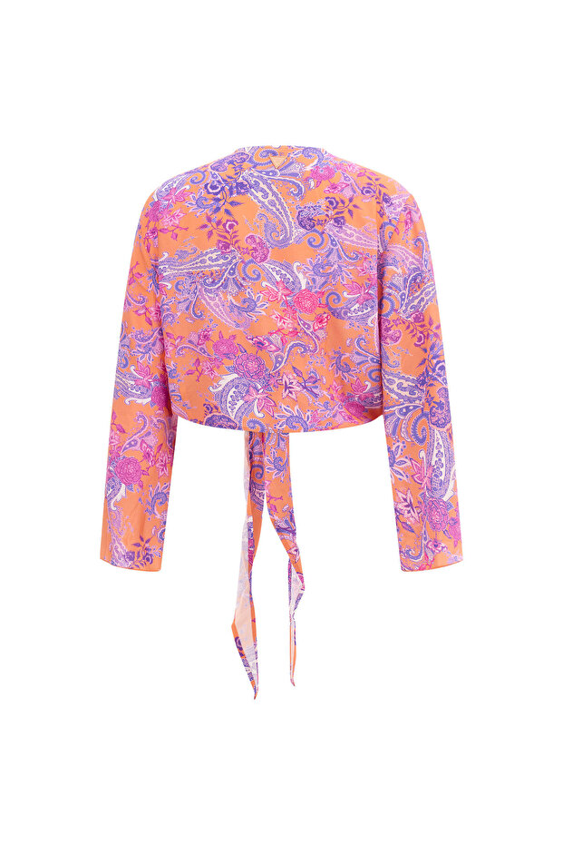 Knotted Crop Kimono - 8