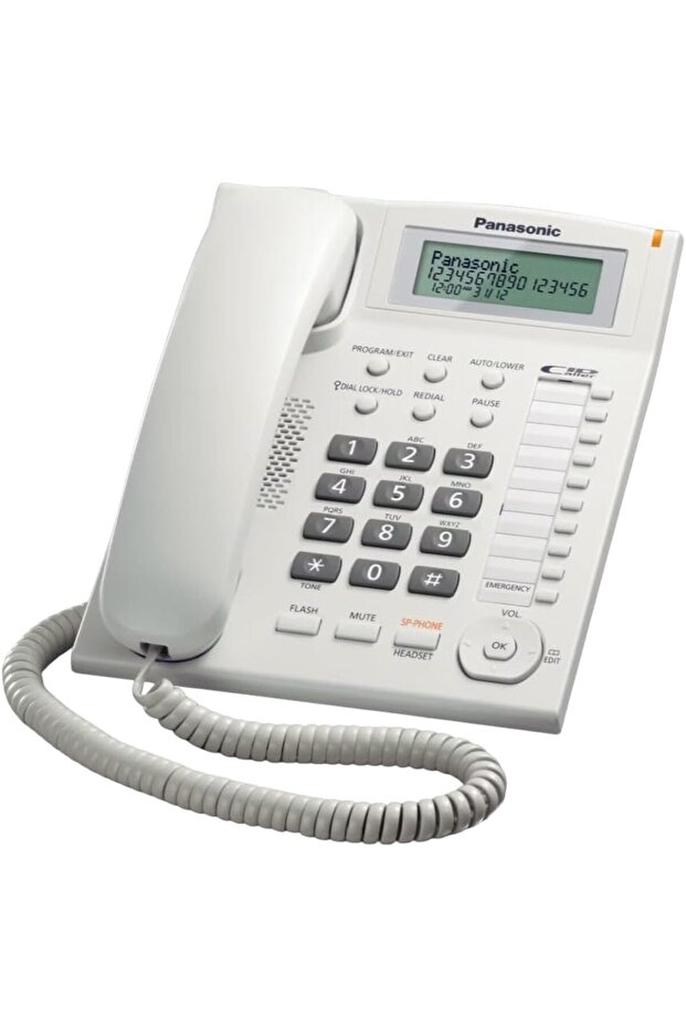 Corded Telephone White Kx-ts880mxw