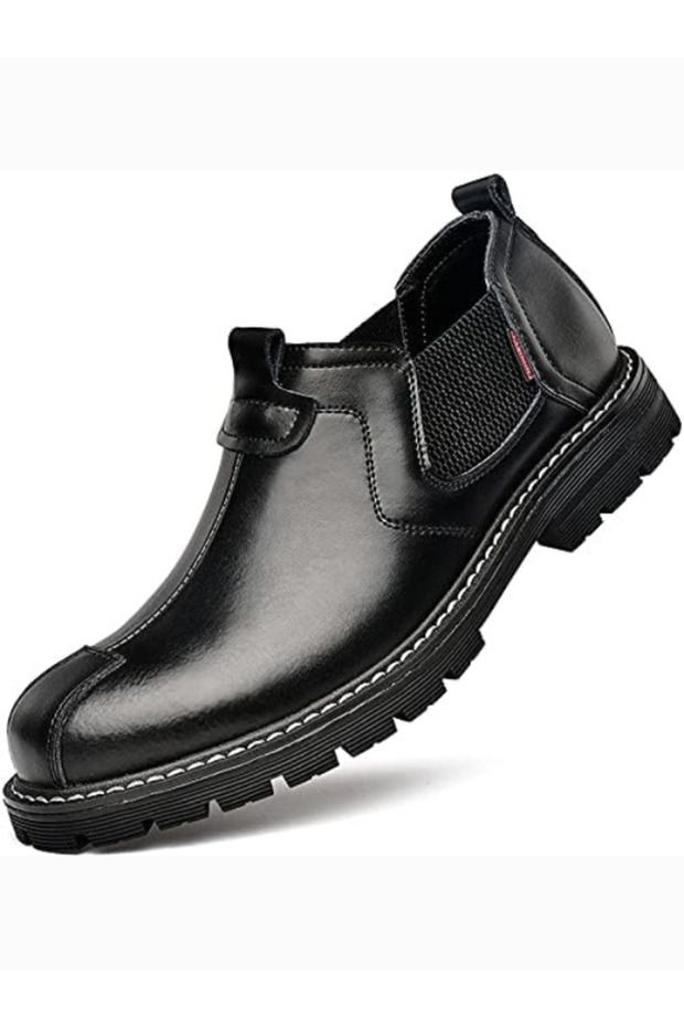 Men's Oxfords Shoes for Men Casual Dress Mens Boots Shoe Chelsea Leather Formal Man Fashion