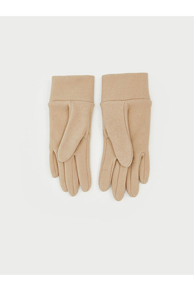 MG TREND'EN Bej Basic Kadın Eldiven - 2