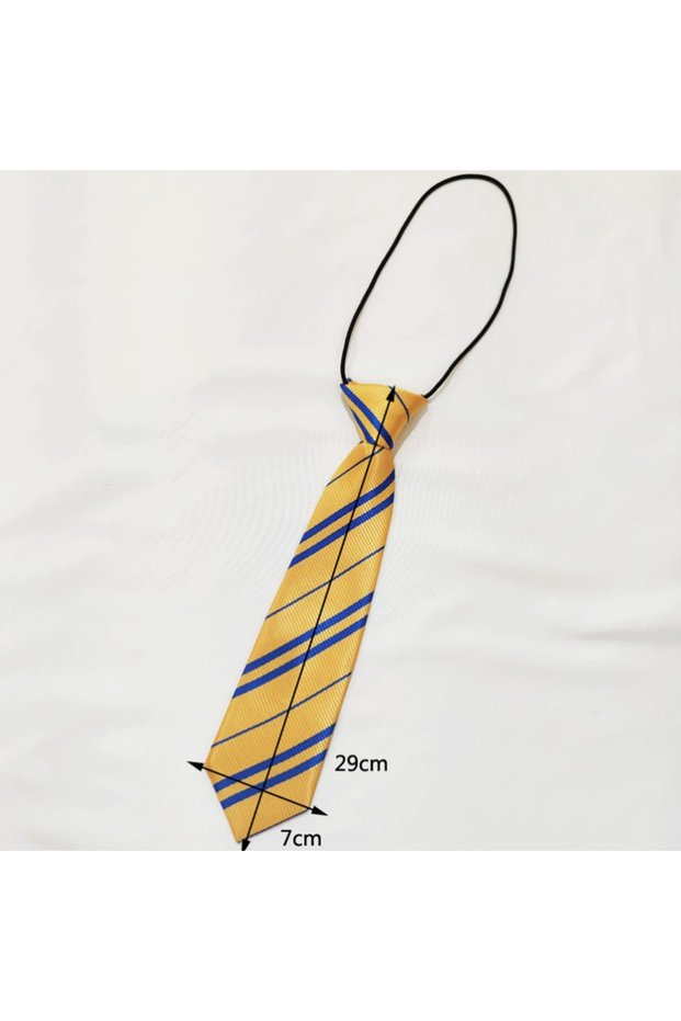 4 Halloween Movie Wizarding Academy Boys Girls Harris Stripe Tie Cosplay Magic School Costume Acces.