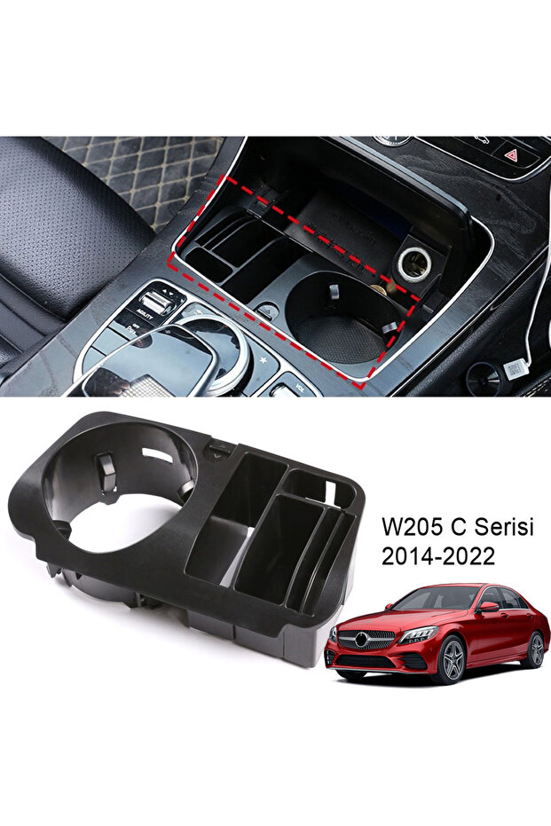 W205 Organizer Cup Holder - C180 Cup Holder C200 Organizer Cup Holder