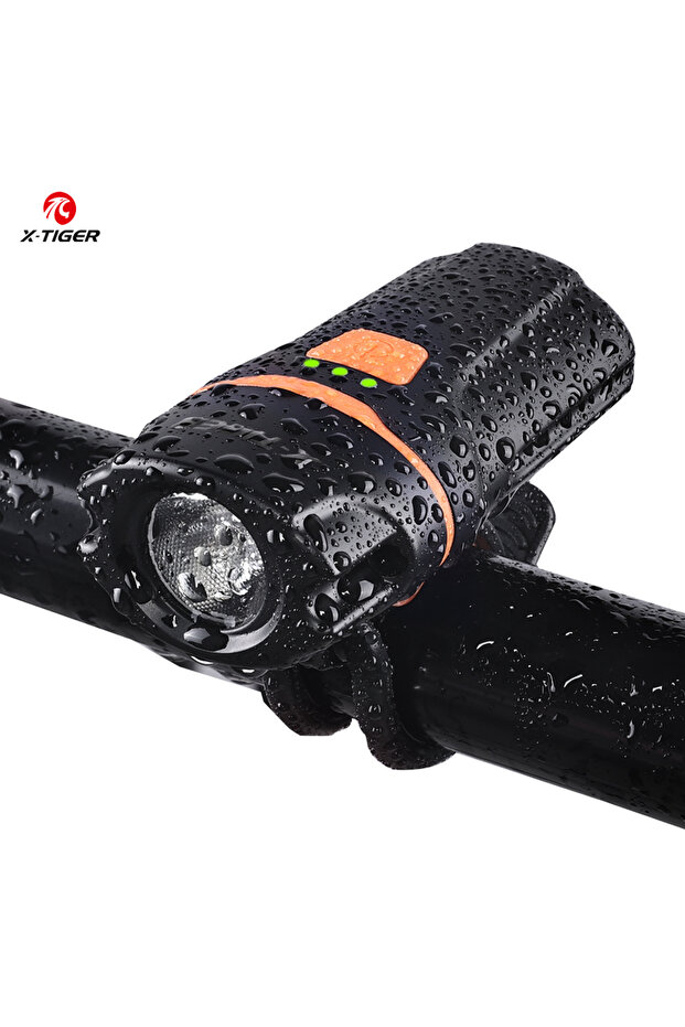 QD-2901 X-TIGER High Lumen Bicycle Front Light Type-C Charging Ultralight Bike Light 6 Lighting Mode
