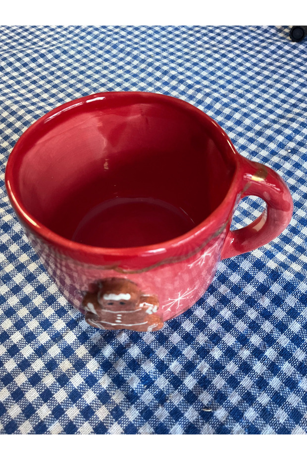 Gingerbread Man Christmas Mug - 4
