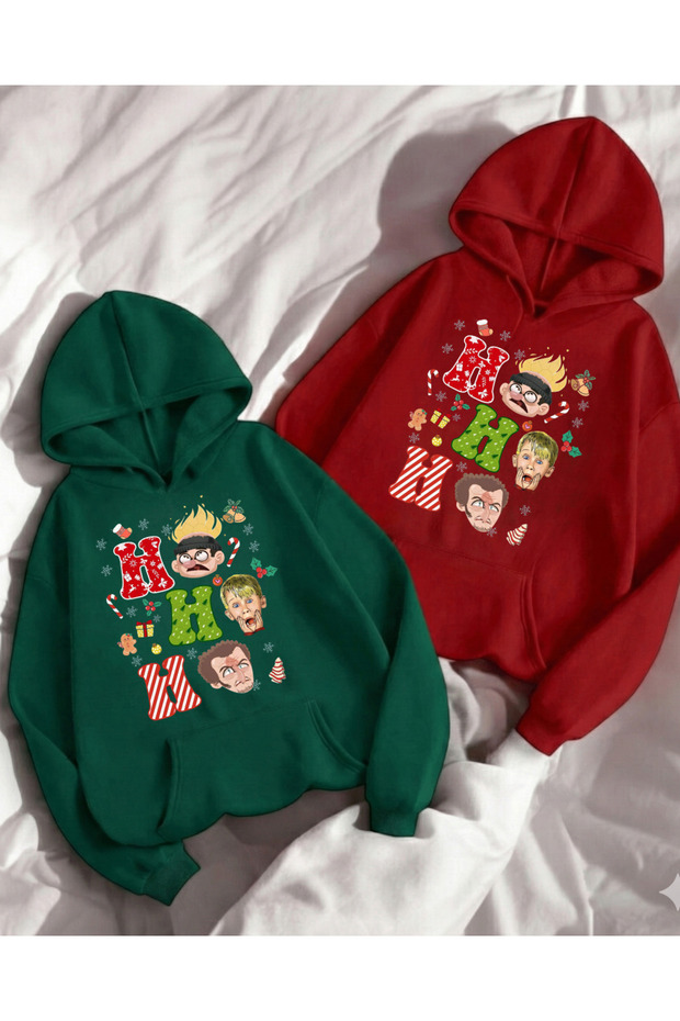 Merry Christmas Oversized Hooded Sweatshirt Hoodie