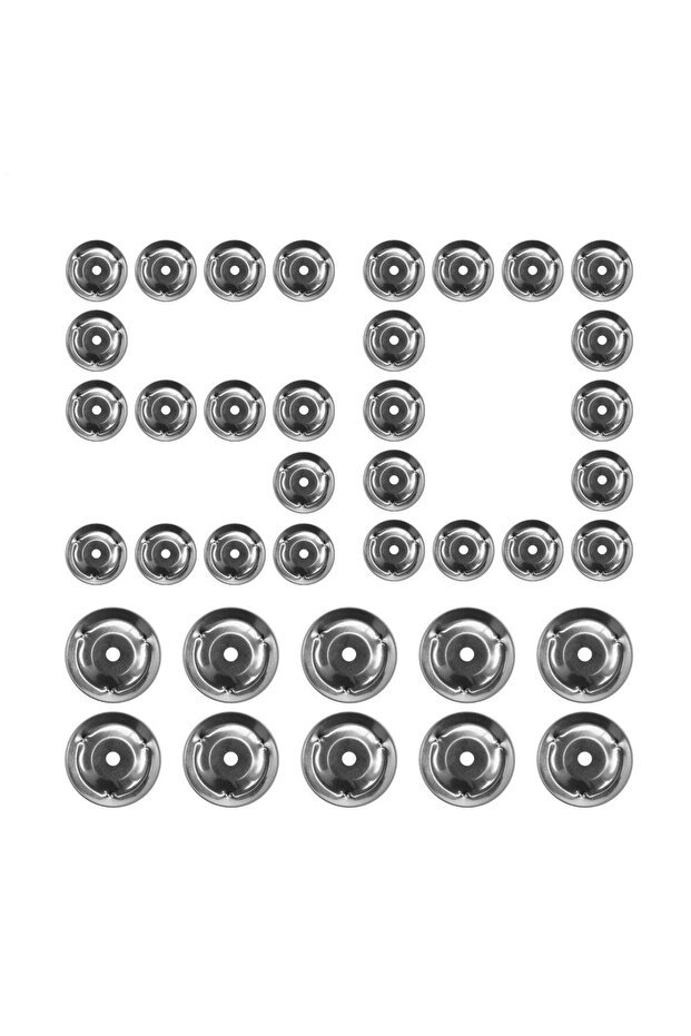 50pcs 50pcs Tambourine Ring Cymbals Ching Rings Percussion Instrument Drum Ring Double Row Rattle Dr