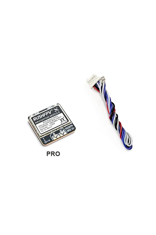 وحدة تحديد المواقع العالمية GNSS PRO RUSHFPV GNSS Pro Mini Micro M10 GPS، معدل 10 هرتز، هوائي سيراميكي مدمج، مناسبة لطائرات التحكم عن بعد FPV