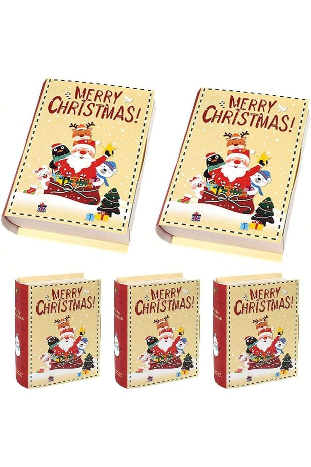 Other 5Pcs 5Pcs Christmas Small Boxes Christmas Cookie Boxes Christmas Box Treat Goody Candy Sweet B