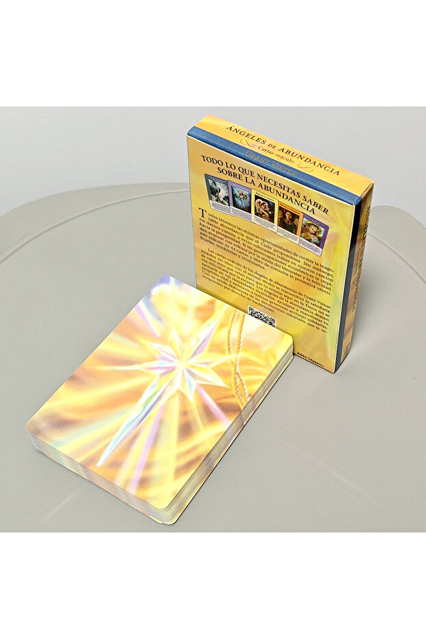 Angels of Abundance Oracle Deck Spanish Edition 10.4*7.3cm 44 Pcs Oracle Cards