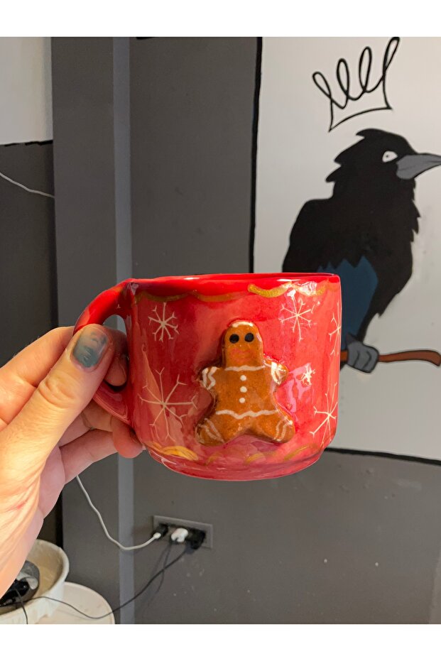Gingerbread Man Christmas Mug - 2
