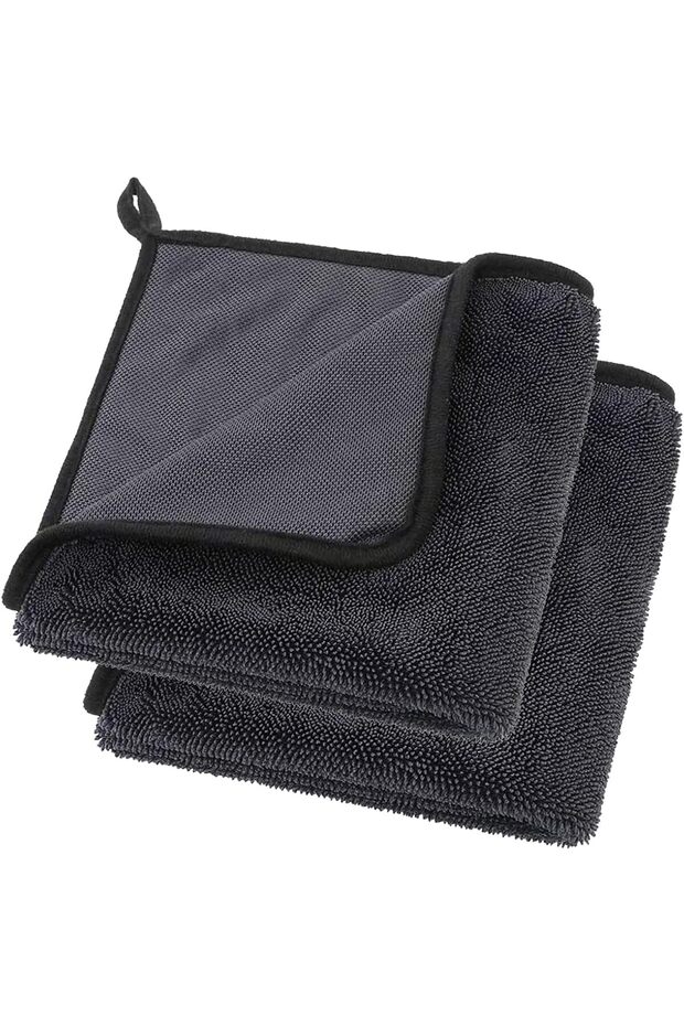 2PCS Microfiber Cleaning Towels, 40x40 cm - Super Absorbent, Quick-Dry, Lint-Free