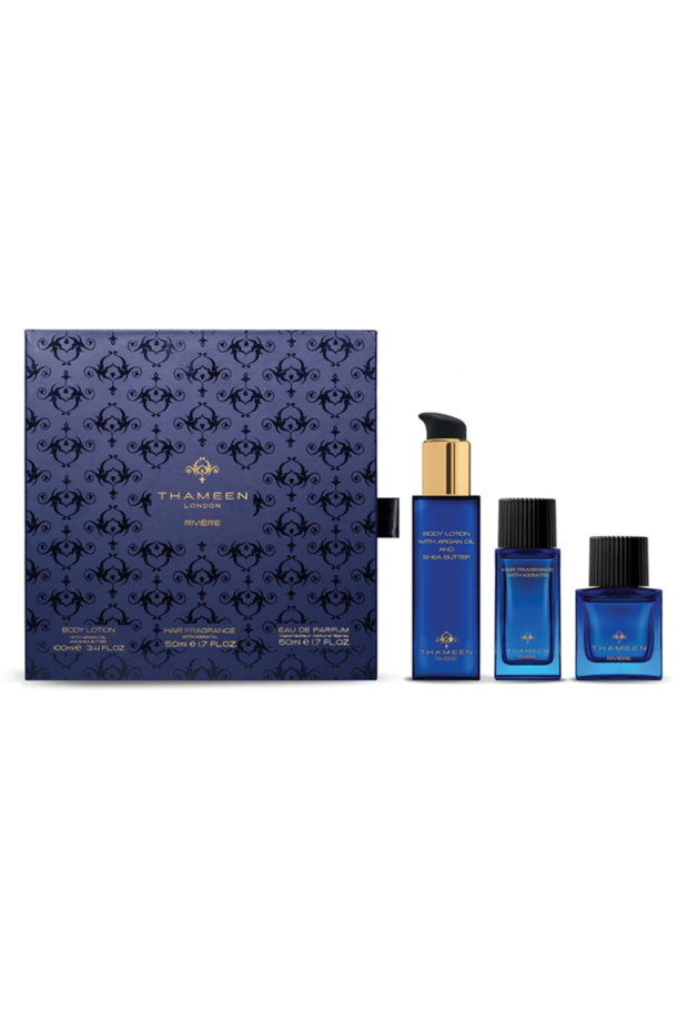 Treasure Collection Riviere For Unisex Set Eau De Parfum 50ml + Hair Fragrance With Keratin