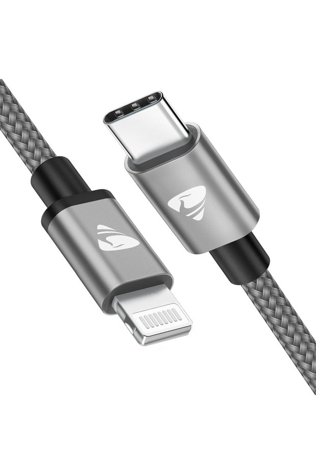كابل USB C إلى Lightning بطول 2 متر، كابل شحن سريع للآيفون معتمد من MFi