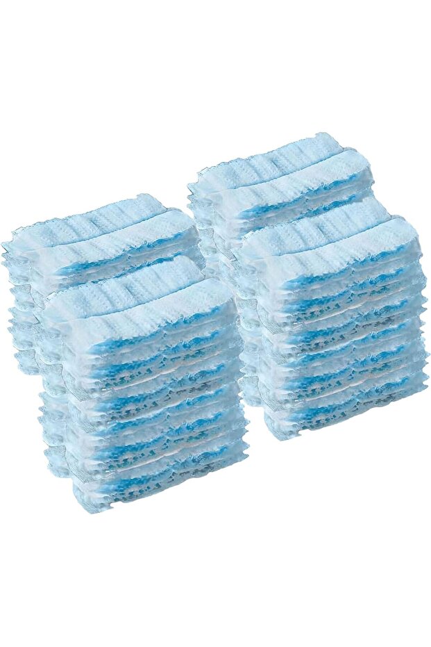 Disposable Electrostatic Duster Refills, 40 Pack, Blue, 15 cm Length, Heavy Duty