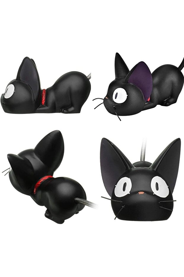 Adorable Black Cat Night Light for Kids Room, Nursery Decor