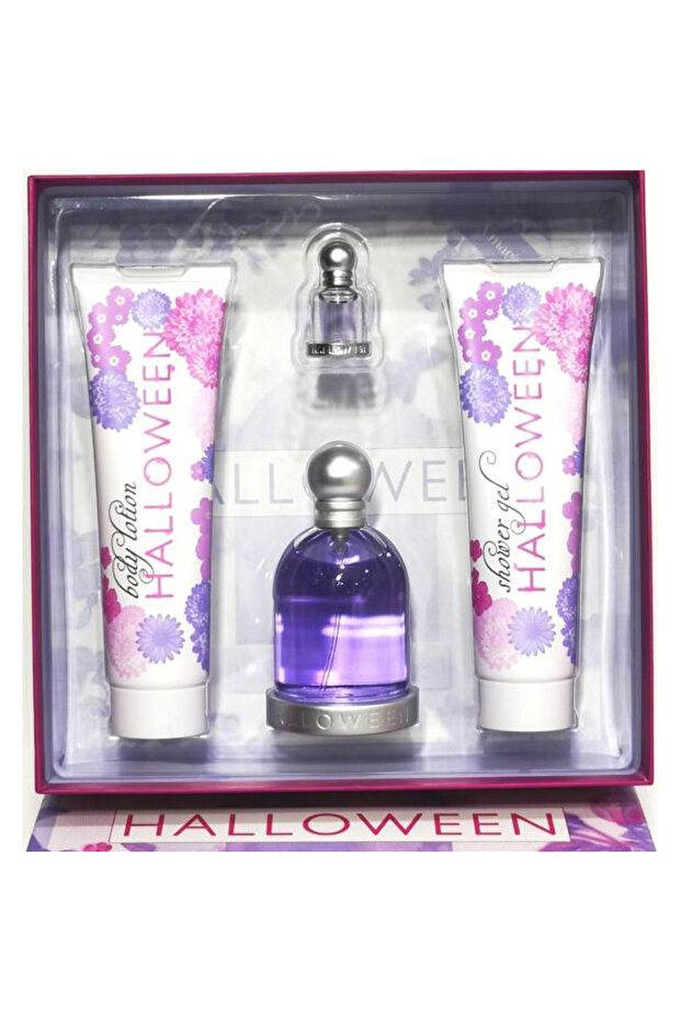 Halloween For Women Set Eau De Toilette 100ml + Eau De Toilette 4.5ml + Bl 100ml + Sg
