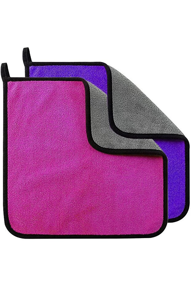 2pc Microfiber Cleaning Cloth 30x40 cm - Ultra-Soft, Lint-Free