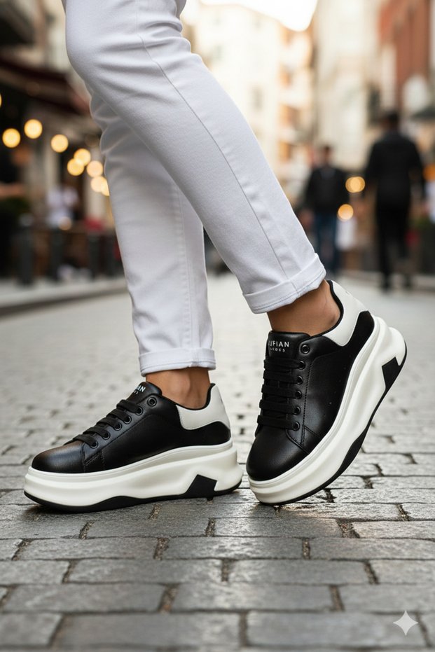Trendy Women's High Sole Sneaker Casual Sports Shoes