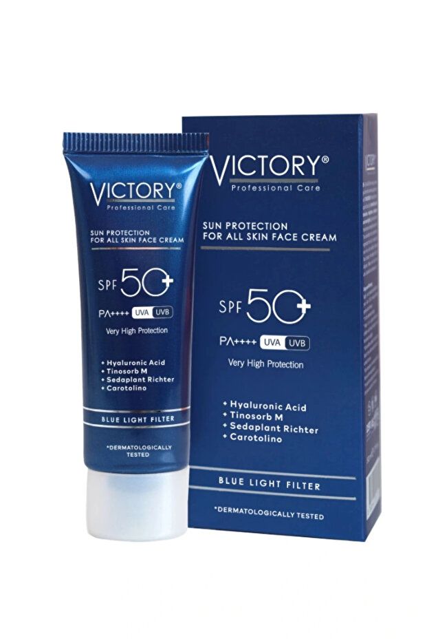Spf50+ Facial Sunscreen with Water-Based Blue Light Filter for All Skin 50 ml