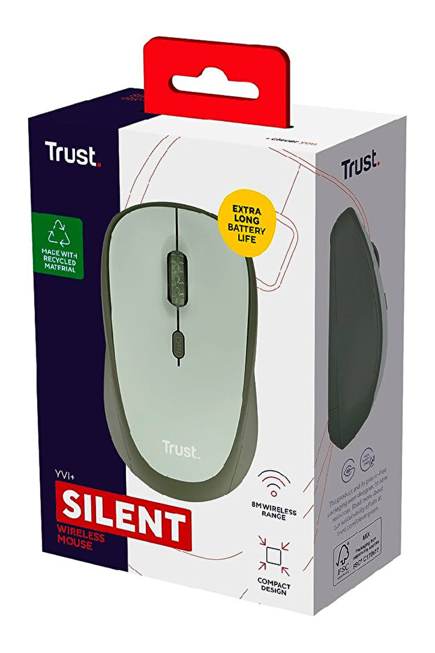 Mouse Yvi și Wireless Verde - 1