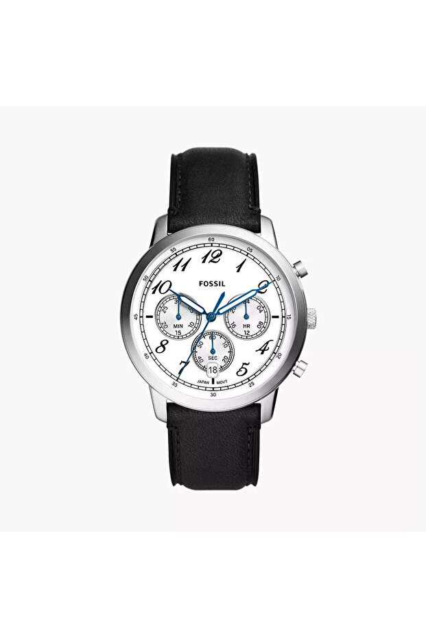 Neutra Chronograph Black Leather Watch FS6023