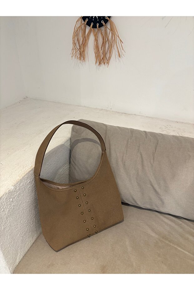 Vizon Süet omuz çantası - 4