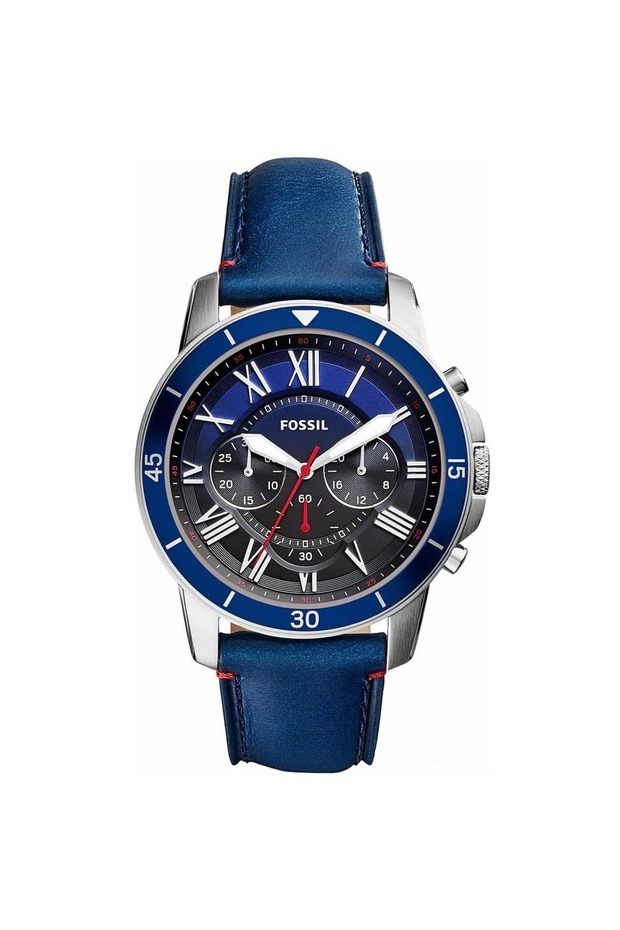 Men’s Quartz Leather Strap Multi Color Dial 44mm Watch FS5373