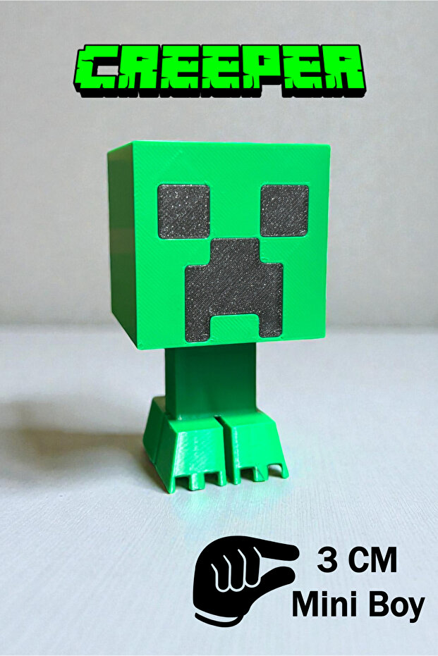 Minecraft Creeper 3cm Mini Boy - 1