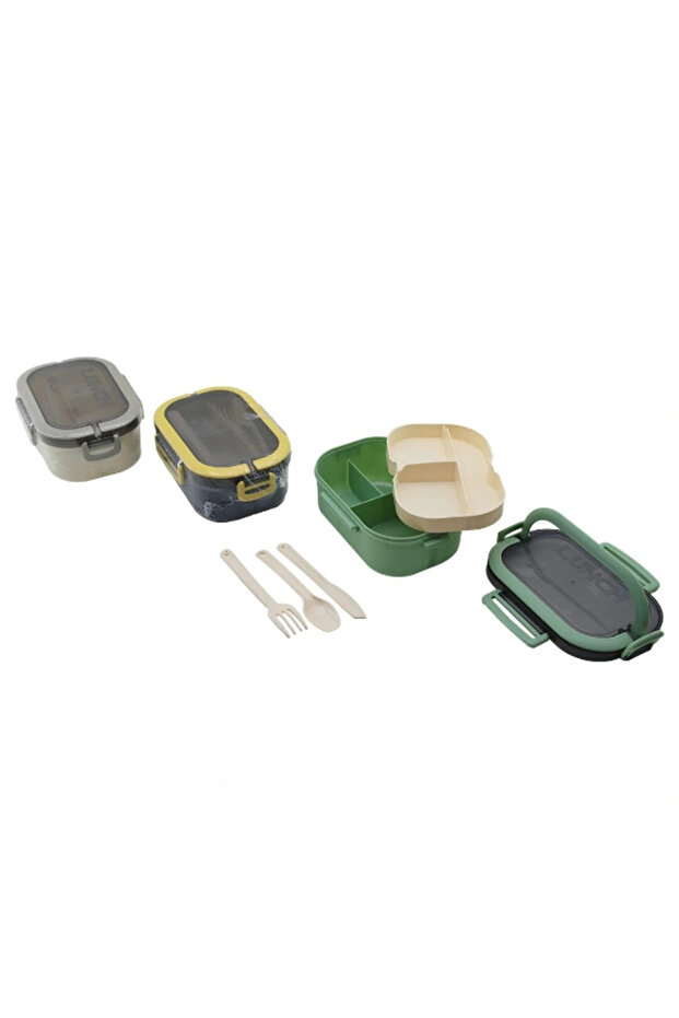 Single Layer Compartmented Lunch Box - 2