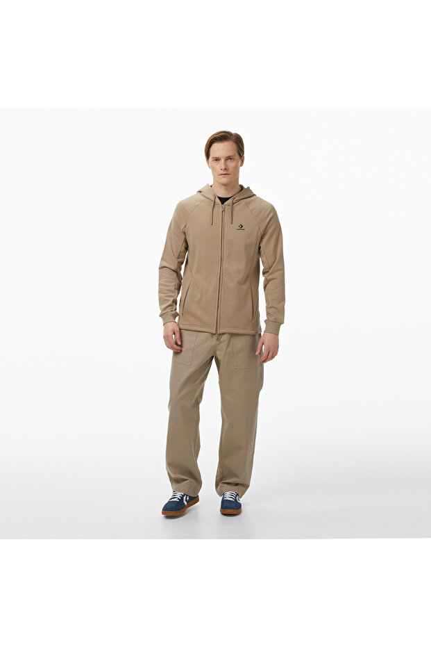 Erkek Bej Sweatshirt - 3