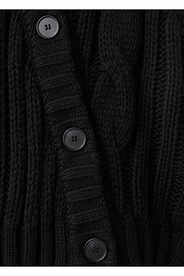 Düğmeli kruvaze ceket - 7