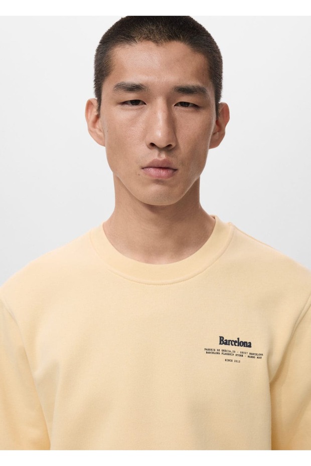 Regular fit yazılı sweatshirt - 6