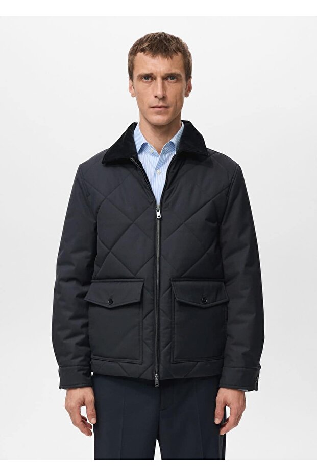 Su itici kapitone ceket - 1