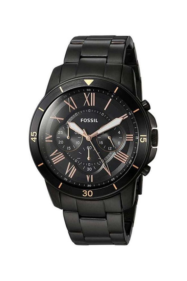 Men's Grant Sport Stainless Steel Chronograph Watch FS5374 - 44 mm - Black