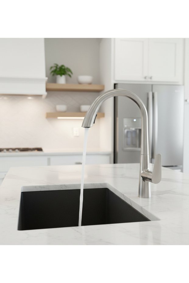 Inox Stain-Resistant Spiral Kitchen Faucet - Antique Hidden Spiral Kitchen Faucet